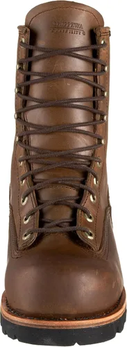 Vista 2 de Chippewa Botas impermeables para hombre 73101 de 8 pulgadas con encaje a dedo del pie