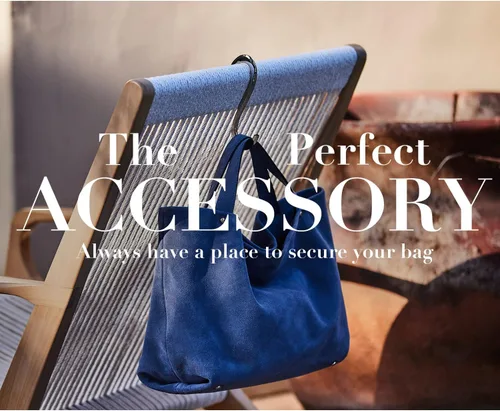 Vista 10 de FafaConcepts - Percha para bolso y accesorio para mujer en forma de corazón, Oro