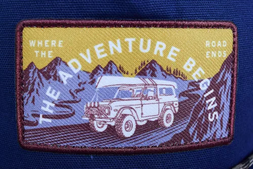 Vista 2 de Sendero Provisions Co. Where The Road Ends Adjustable Snapback Sombrero Azul