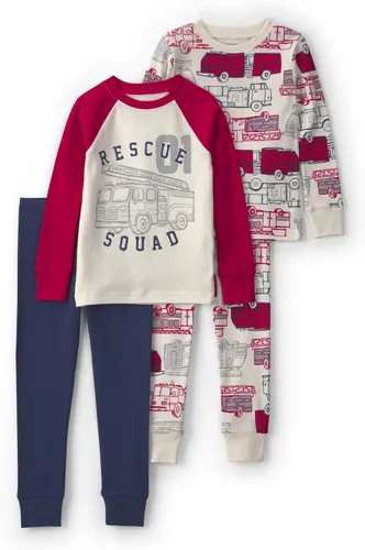 Vista 7 de Carter's Conjunto de pijama de algodón ajustado de 4 piezas para niños Perro rayado