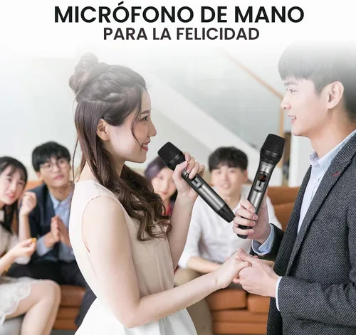 Vista 8 de SGPRO SG-13 Juego de micrófono de mano inalámbrico con receptor compacto