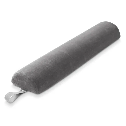 Vista 8 de Saloniture Cojín de almohada de mesa de masaje semicircular - 26 x 6 x 3 pulgadas - Negro