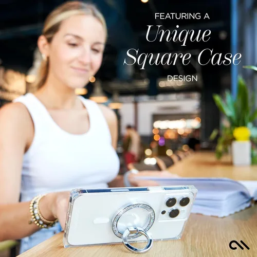 Vista 6 de Case-Mate Funda para iPhone 15 Pro Max para mujer, compatible con MagSafe, protección contra caídas de 12 pies, funda magnética de 6.7 pulgadas