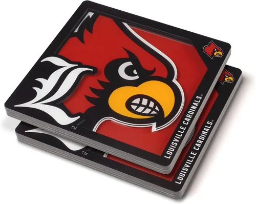 Vista 23 de YouTheFan NCAA Serie Logo 3D NCAA Posavasos