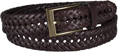 Vista 2 de Dockers - Cinturón de vestir y casual de cuero trenzado para hombre