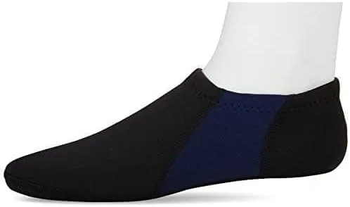 Vista 2 de NuFoot Botines para hombre, calzado plegable y flexible, zapatos de viaje plegable y listo, calcetines de yoga, zapatos de interior, pantuflas