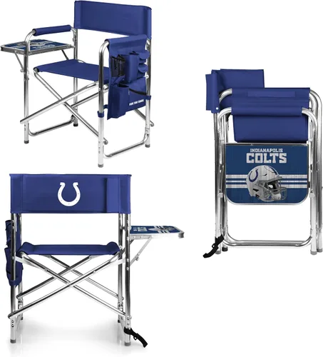 Vista 13 de Picnic TIME NFL Unisex-Adult NFL Sports Chair with Side Table, Beach Chair, Camp Chair for Adults