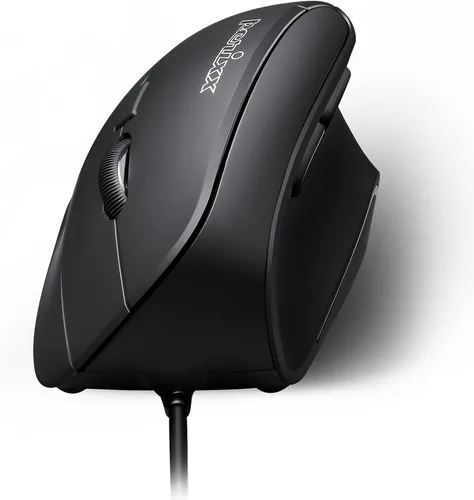 Vista 10 de Perixx PERIMICE-804 - Ratón vertical Bluetooth, conexión Bluetooth para Windows y sistema Android, funciona sin receptor USB, color negro