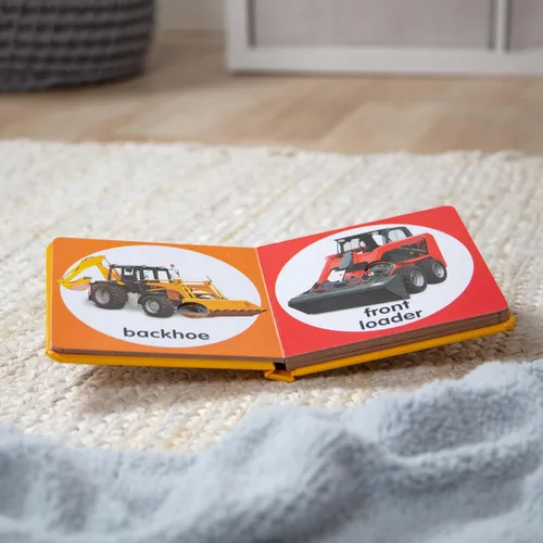 Vista 8 de Melissa & Doug 41533 Poke-a-Dot Construction Vehicles Libros de actividades 3+ Regalo para niño o niña