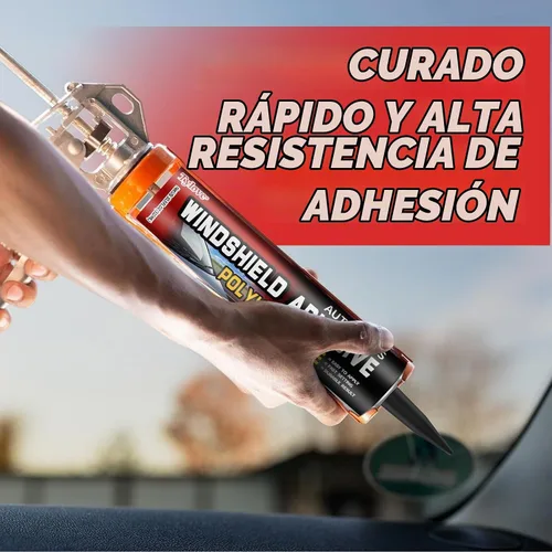 Vista 2 de Adhesivo de Uretano para Parabrisas - Curado Rápido y Resistente a la Intemperie y Pegamento de Vidrio Automotriz de Resistencia Profesional para 1