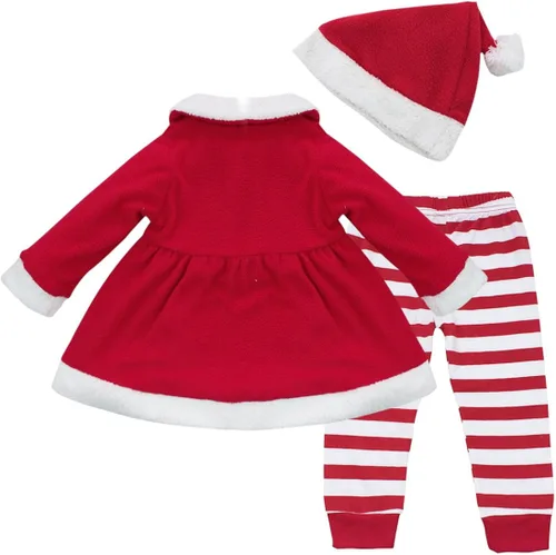 Vista 2 de iiniim - Juego de 3 trajes de Navidad para bebés y niñas