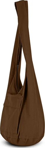 Vista 2 de Your Cozy - Bolsa bandolera bohemia y hecha a mano, de algodón, unisex