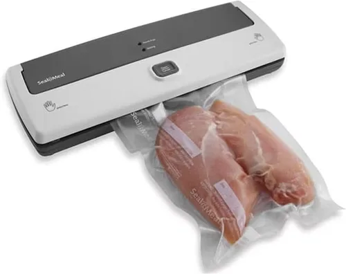 Vista 2 de FoodSaver Seal-a-Meal - Sistema de sellado de alimentos al vacío manual con kit de inicio