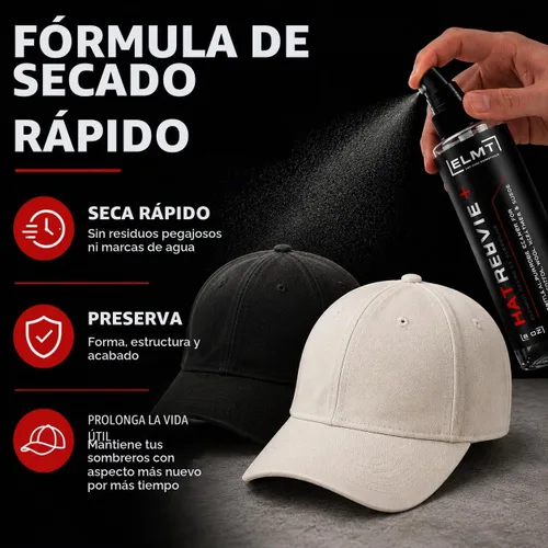 Vista 3 de Hat Cleaning Kit - Quick-Drying Baseball Cap Cleaner of All Materials (2.0)