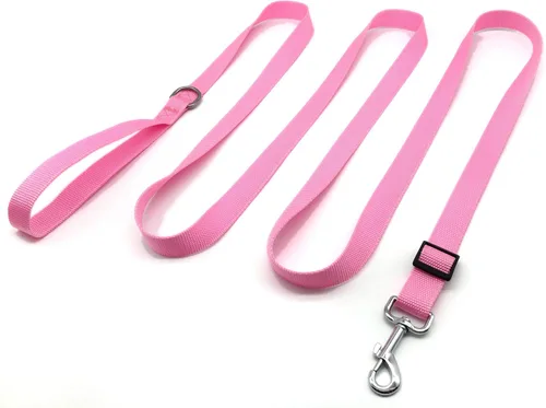 Vista 7 de TAIAN Correa ajustable de nailon para perro, correas de perro de 6 pies de largo para perros medianos y grandes