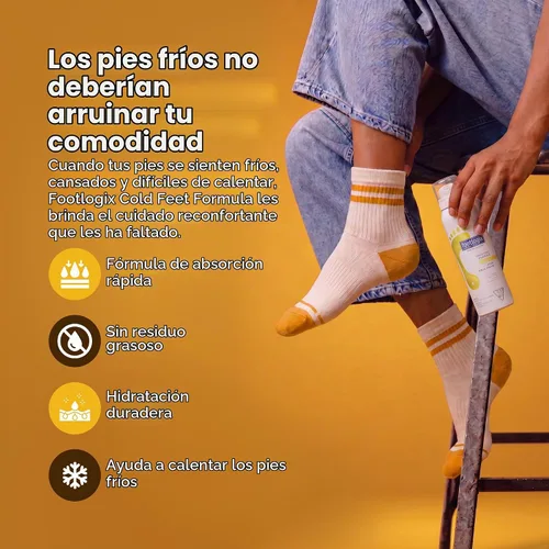 Vista 2 de FOOTLOGIX Fórmula para pies fríos, 4.23 oz