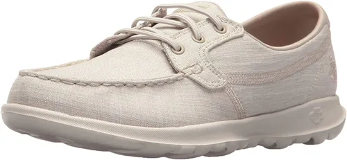 Vista 12 de Skechers Zapatos planos GO Walk Lite Isla para mujer Negro/Blanco