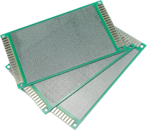 Vista 8 de Heyiarbeit Placa PCB de doble cara de 3.1x4.7 in, estañada a través de agujeros, circuito impreso universal, placa de proto para soldadura de 1pcs
