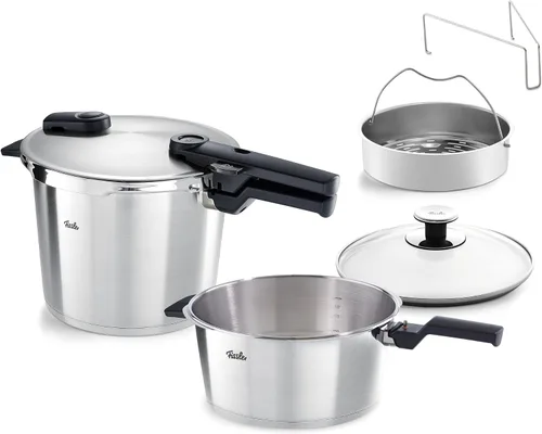 Vista 15 de Fissler Vitavit Premium - Olla a presión premium con inserto de vapor, 2.6 cuartos