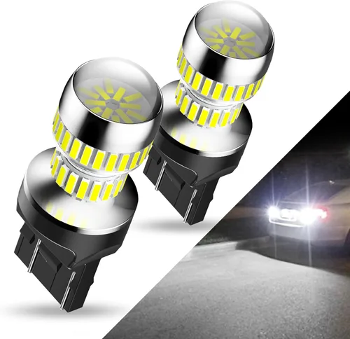 Vista 9 de AUXITO - Foco LED 194, amarillo ámbar, 168, 175, 2825, W5W, T10, kit de luces LED de repuesto sin error Canbus para interior de auto, cúpula