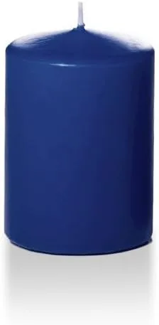 Vista 9 de yummi Caja de 12 velas redondas blancas de 3" x 4