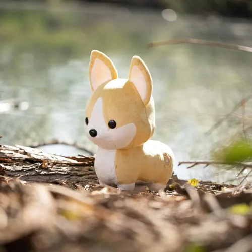 Vista 4 de Bellzi Tan Corgi Juguete de Peluche de Animal Lindo - Adorable Juguete Suave de Corgi de Peluche y Regalos - Regalo Perfecto para Niños, Bebés