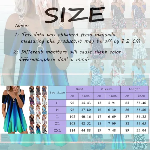 Vista 6 de SNKSDGM Vestido corto de playa con cuello en V sin mangas con cremallera tirantes delgados para verano casual acampanado con vuelo para playa Negro