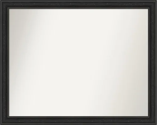 Vista 229 de Amanti Art Espejo personalizado, gran espejo de baño estrecho, espejo de pared o espejo de tocador de baño sobre el fregadero (24 x 24 pulgadas)
