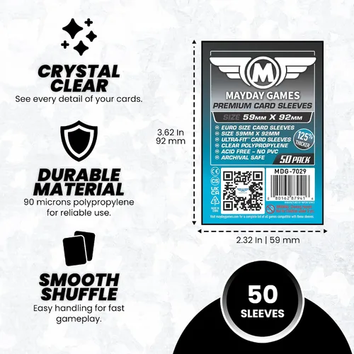 Vista 4 de Fundas para tarjetas Games Premium de 2.323 x 3.622 in, 90 micrones
