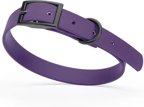 Vista 137 de Dogline Biothane - Collar impermeable para perro con hebilla de liberación rápida, resistente cincha de nailon recubierta con resistente y a prueba