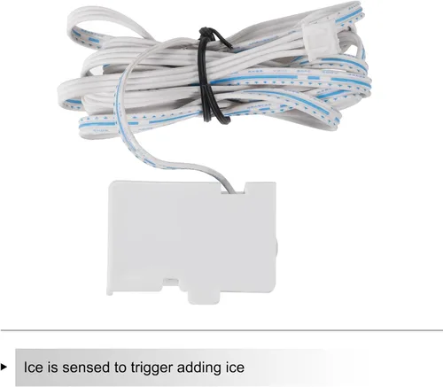 Vista 3 de MECCANIXITY Sensor de interruptor completo de hielo para máquina de hielo Imán Panel de puerta Interruptor 55.1 in tres líneas blanco