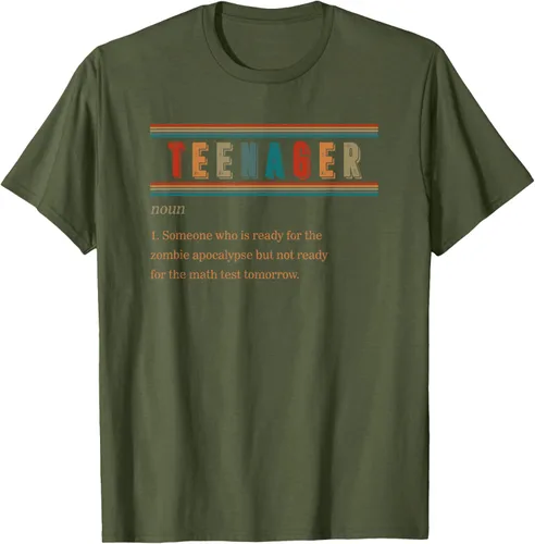 Vista 4 de Camiseta divertida de regalo de cumpleaños para niñas y niños y adolescentes, Negro, S