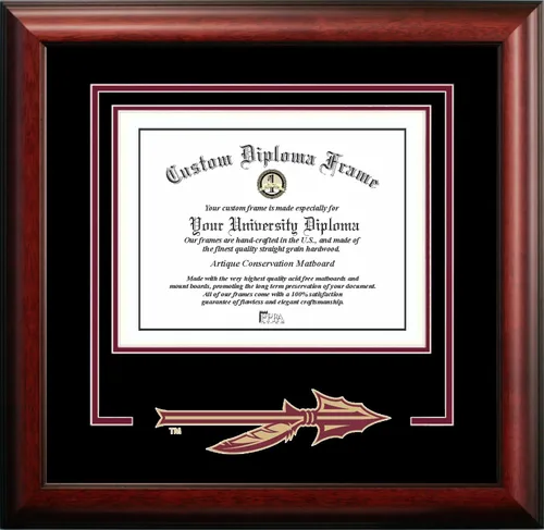 Vista 24 de Marco de Diploma Spirit NCAA