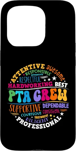 Vista 14 de iPhone 16 Parents Teacher Association Team Supporter PTA Crew Case