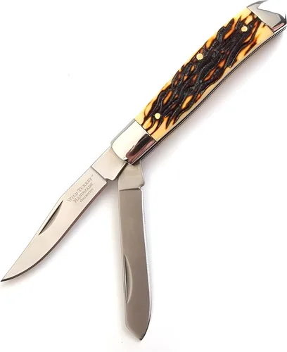 Vista 20 de Collection Everyday Carry - Cuchillo de bolsillo plegable manual con mango de resina suave (5118 USA)