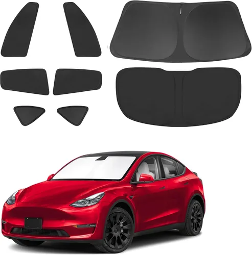 Vista 9 de TINGLU Persianas de ventana para Honda CR-V 2023-2026, accesorios para ventanas laterales de automóvil, parabrisas triangular, parasol para rayos UV
