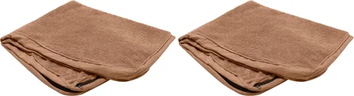 Vista 20 de Furhaven - Funda de repuesto para cama de perro resistente al agua, interior/exterior, con logo, Oxford Polycanvas, lavable - Castaño, jumbo plus