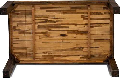 Vista 7 de East West Furniture CN6-07-T Celina - Mesa de comedor rectangular rústica de granja, 36 x 60 pulgadas, jacobea