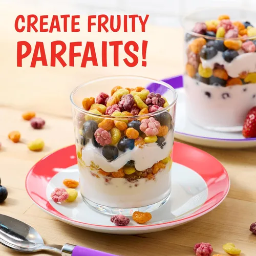 Vista 5 de Trix Cereal de desayuno, 6 formas afrutadas, hecho con grano entero, 10.7 onzas Grano entero, buena fuente de calcio, 12 vitaminas y minerales