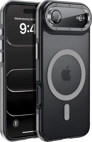 Vista 139 de Funda magnética para iPhone Air con protector de lente de cámara, protección grado militar de 10 pies, compatible con funda MagSafe Slim para iPhone