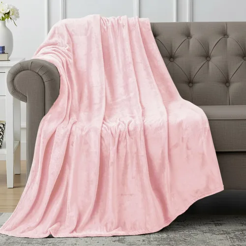 Vista 32 de Utopia Bedding - Manta de vellón de lujo, mullida, antiestática; manta de suave microfibra de 8.8 oz/yd² (300 g/m²) para sofá y cama; tamaño Gris