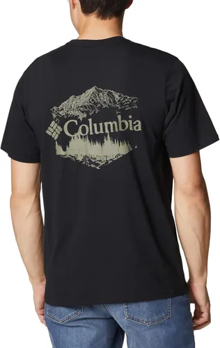 Vista 2 de Columbia Camiseta de manga corta con estampado Rockaway River Back para hombre