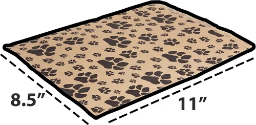 Vista 8 de CuteBox Pawprint - Bolsas de regalo de papel plano Kraft para manualidades, recuerdos de fiesta, venta al por menor, mercancía, ferias comerciales