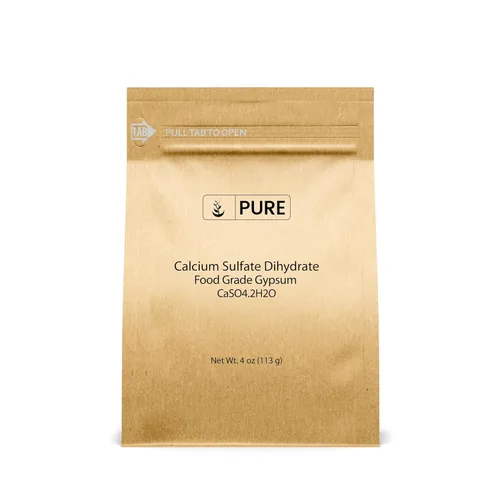 Vista 5 de Pure Original Ingredients Sulfato de calcio (2 lb) para hornear, tratamiento de agua y jardinería