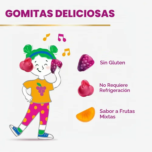 Vista 3 de Align Probióticos, gomitas para niños, prebióticos + probióticos que ayudan a apoyar un sistema digestivo saludable*, marca de probióticos número 1