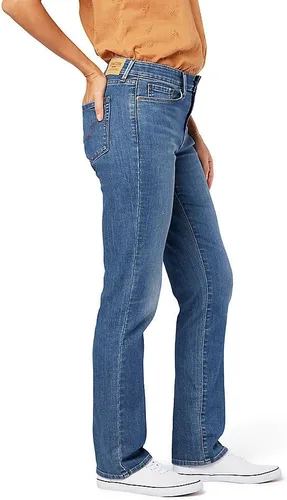 Vista 2 de Signature by Levi Strauss & Co - Jeans modernos de corte recto para mujeres