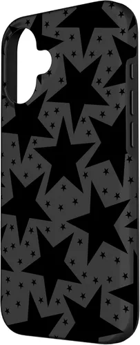 Vista 2 de Funda con diseño de estrella negra para iPhone 16