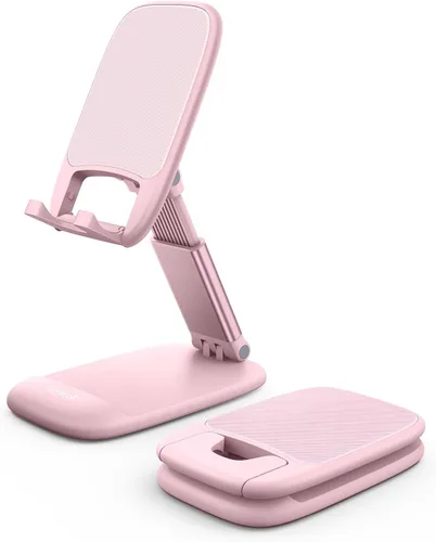 Vista 13 de Lamicall Soporte de teléfono celular para escritorio, soporte de teléfono 1-negro