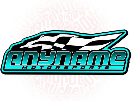 Vista 8 de Adhesivo personalizado de carreras genial, auto sucio, motocross, piloto, nombre, número, troquelado, impermeable, UV, transferencia DTF
