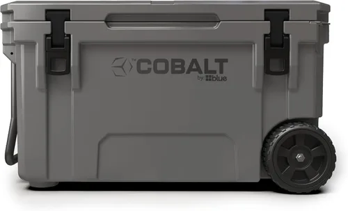 Vista 7 de Cobalt 55 Quart Roto Molded Super Ice Cooler Large Ice Chest - Long Term Ice Retention